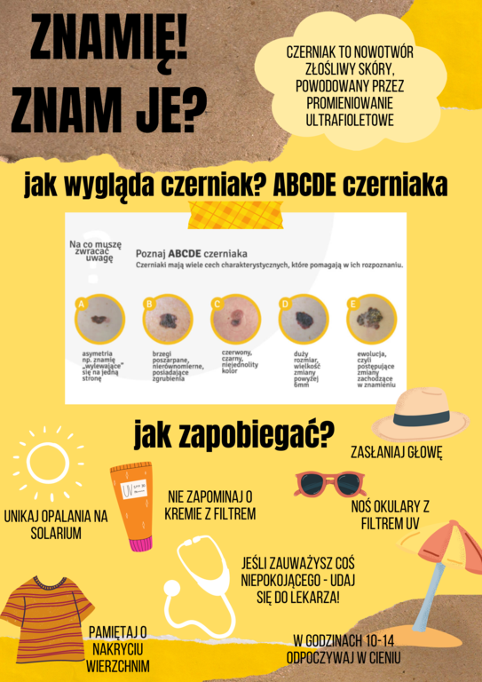 Podaj Cztery Różne Propozycje Dotyczące Profilaktyki Chorób Skóry ZnamiĘ! Znam Je? Program Profilaktyki Czerniaka / Szkoła Podstawowa Nr