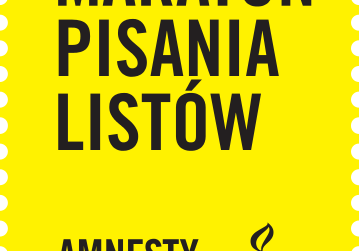Maraton Pisania Listów - akcja Amnesty International grafika