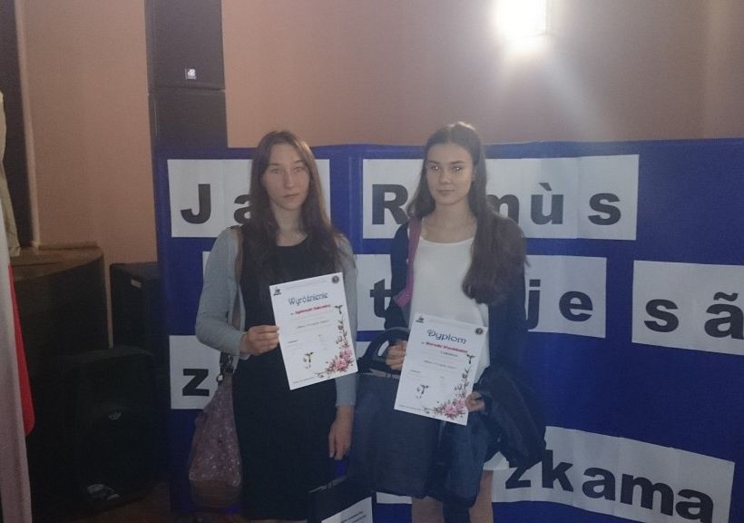 Konkurs ,,Miłość, przyjaźń, dobro" - sukces naszych uczennic grafika