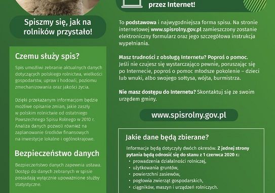 Powszechny spis rolny grafika