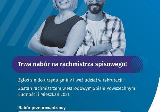 Nabór kandydatów na rachmistrzów spisowych grafika