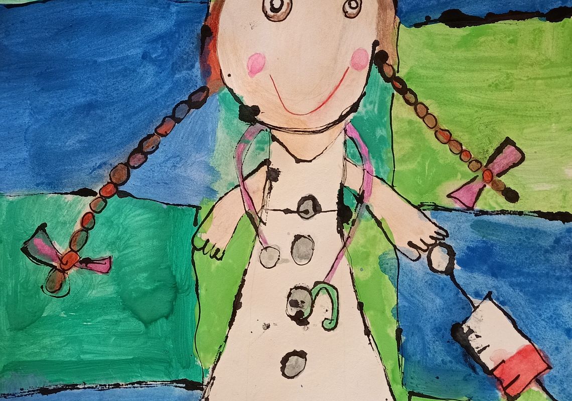 Wyróżnienie w konkursie plastycznym grafika