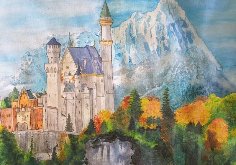 Laureatka w VIII Wojewódzkim Konkursie z Języka Niemieckiego grafika