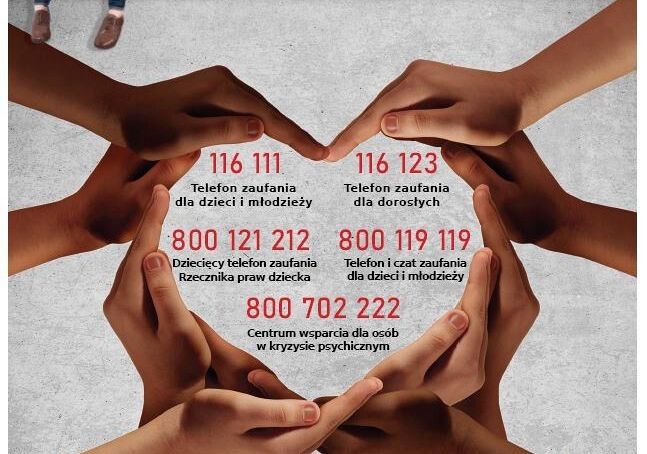 Masz problem? Nie jesteś sam! – telefony wsparcia grafika