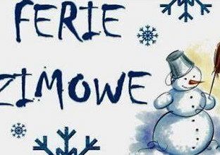 Zajęcia realizowane w okresie ferii zimowych w Szkole Podstawowej nr 1 w Lęborku grafika