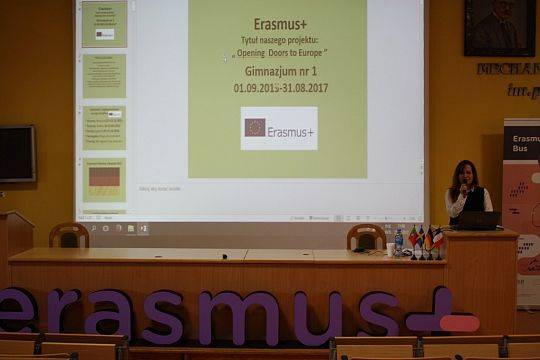 Konferencja Erasmus+ w Lęborku