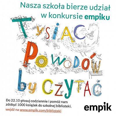 Zagłosuj na naszą szkołę!