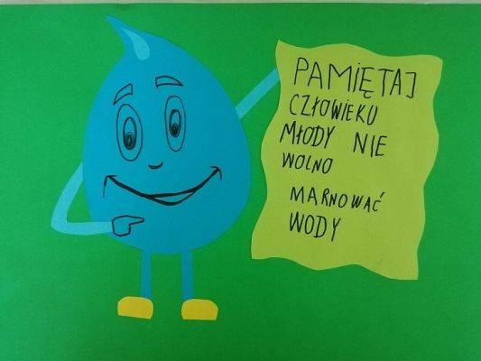 Uczniowie z IIb oszczędzają wodę