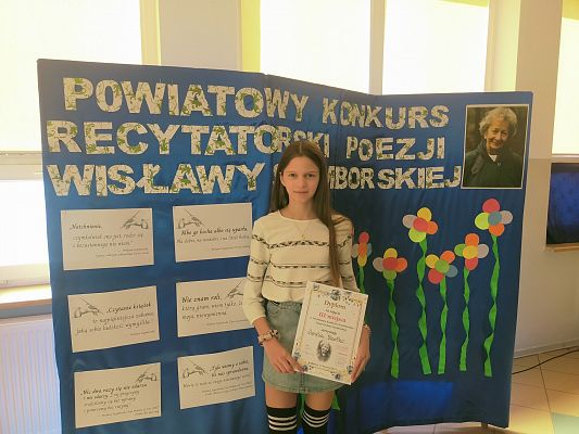 Powiatowy Konkurs Recytatorski poezji W.Szymborskiej