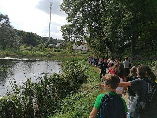 Piesza wyprawa czwarto i szóstoklasistów