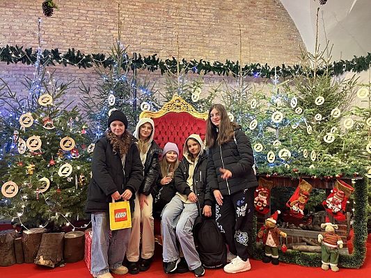 Klasa 7a na Jarmarku Bożonarodzeniowym w Gdańsku