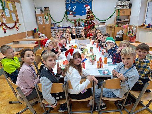 Świateczne spotkania w klasach 1-3