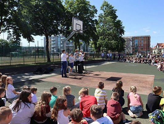 Mini koncert w plenerze