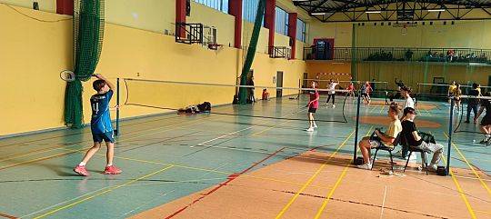 Sukces  naszej drużyny w badmintonie