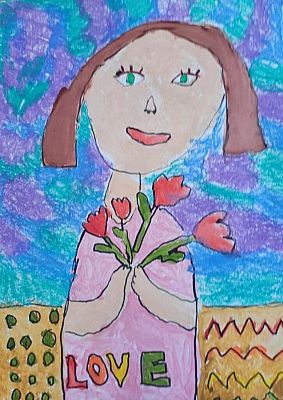 Wyróżnienie plastyczne – „Portret mojej mamy”