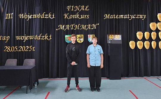 Sukces naszych uczniów w finale Mathmana