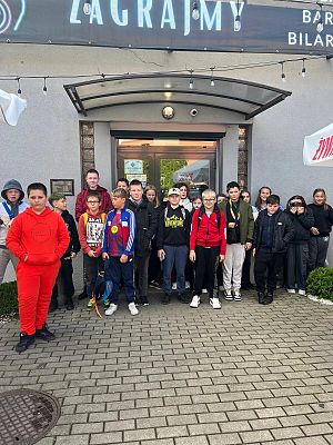 Klasa 5a w kręgielni