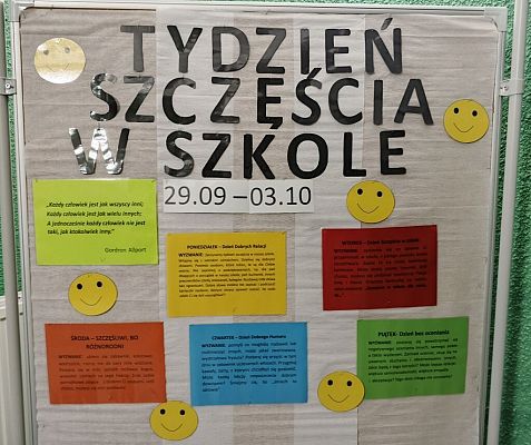 Tydzień Szczęścia w klasach 4-8