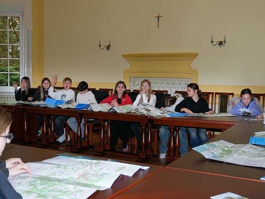 Wizyta klasy 7a w Starostwie Powiatowym w Lęborku