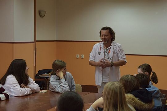   Szóstoklasiści w SPS ZOZ w Lęborku