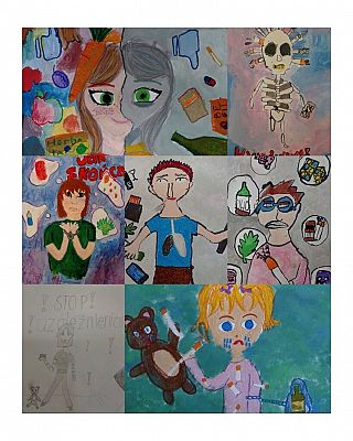 Nagrody w konkursie plastycznym: „STOP uzależnieniom”