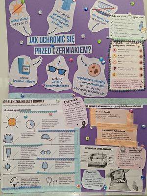 Program profilaktyki czerniaka- klasy siódme w akcji!