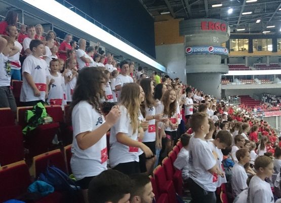 Rekord Guinessa w Ergo Arenie grafika