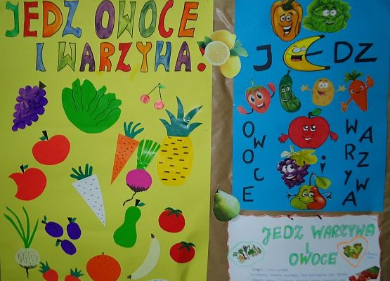 Klasa Id zachęca do jedzenia owoców grafika