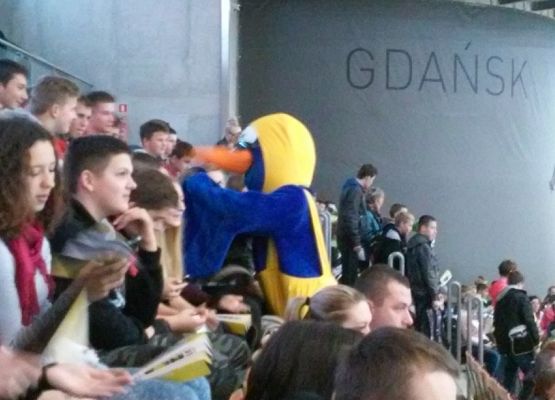 Mecz siatkarski w Ergo Arenie grafika