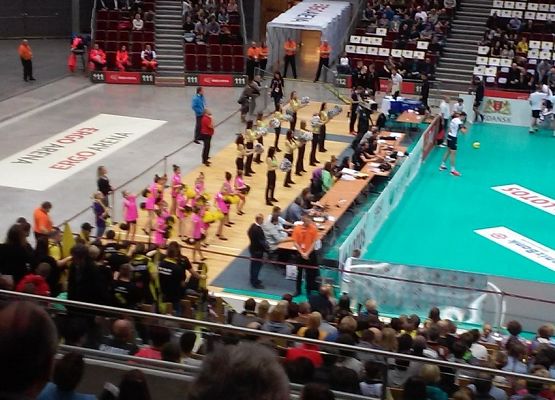 Mecz siatkarski w Ergo Arenie grafika