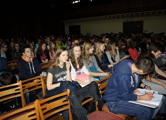 Przedstawienie ku przestrodze grafika