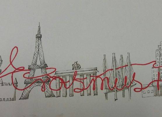 Wyniki Międzynarodowego Konkursu na logo naszego projektu ERASMUS+: "OPENING DOORS TO EUROPE" grafika