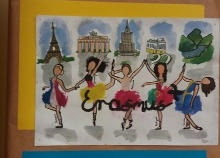 Wyniki Międzynarodowego Konkursu na logo naszego projektu ERASMUS+: "OPENING DOORS TO EUROPE" grafika