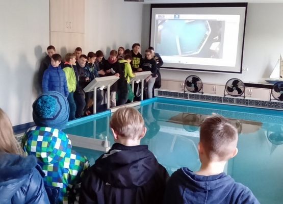 Wizyta Id w Akademii Marynarki Wojennej grafika