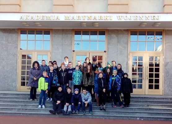 Wizyta Id w Akademii Marynarki Wojennej grafika