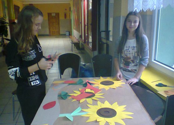 Wolontariusze w akcji grafika