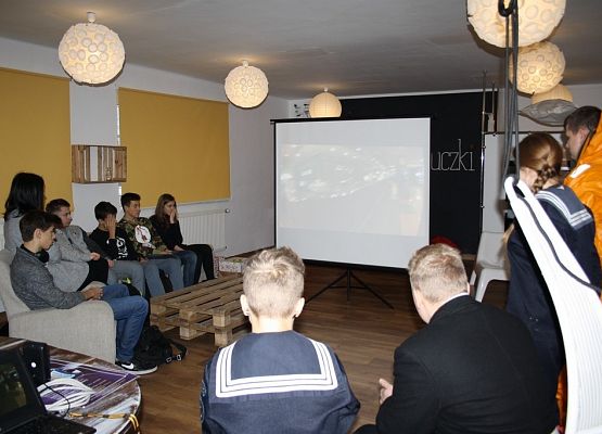 Spotkanie ze szkołą morską grafika