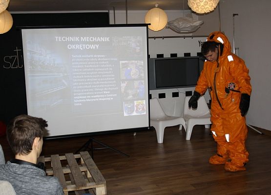 Spotkanie ze szkołą morską grafika