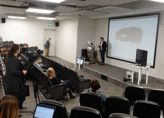 Wizyta w stolicy w ramach kosmicznego projektu "Pan Stanisław" grafika