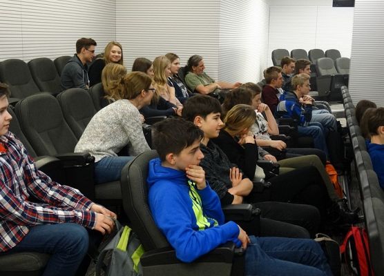 Wizyta w stolicy w ramach kosmicznego projektu "Pan Stanisław" grafika