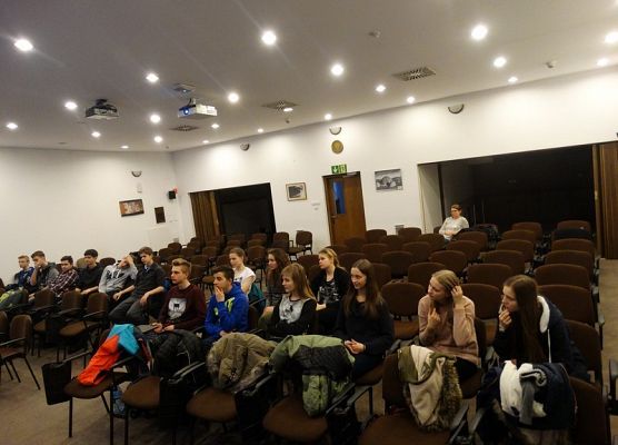 Wizyta w stolicy w ramach kosmicznego projektu "Pan Stanisław" grafika