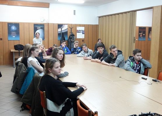 Wizyta w stolicy w ramach kosmicznego projektu "Pan Stanisław" grafika