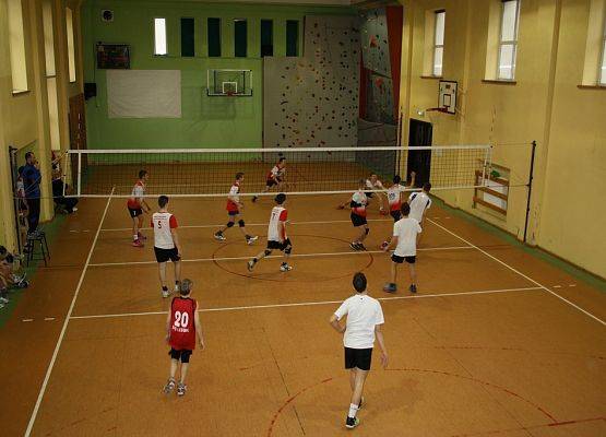 Turniej piłki siatkowej Erasmus+ grafika