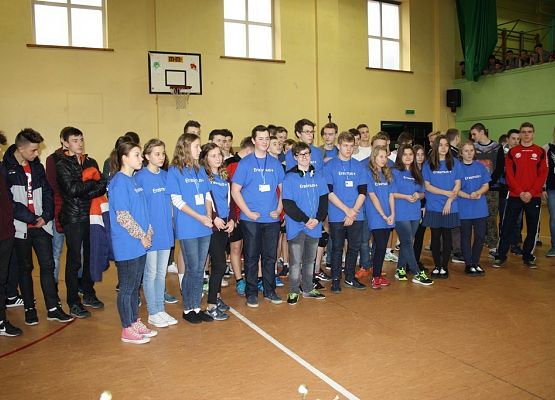 Turniej piłki siatkowej Erasmus+ grafika