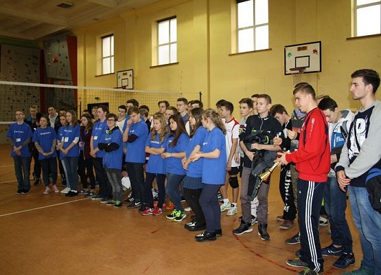 Turniej piłki siatkowej Erasmus+ grafika