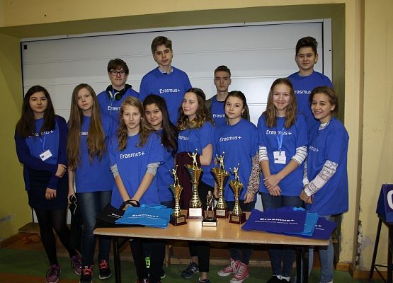 Turniej piłki siatkowej Erasmus+ grafika