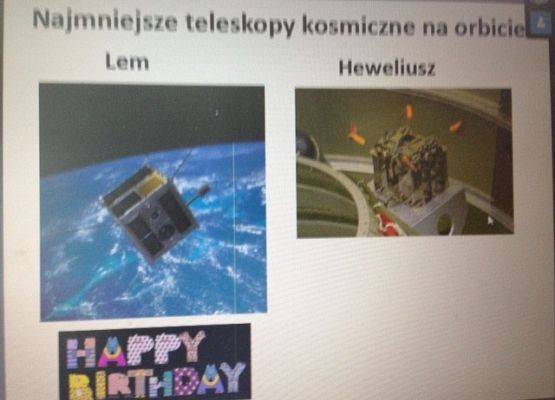 Polskie satelity – telekonferencja z Panem T. Zawistowskim z CBK PAN grafika