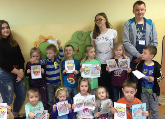 A u nas już wiosennie! grafika