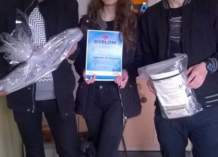 Wyróżnienie dla naszych gimnazjalistów grafika