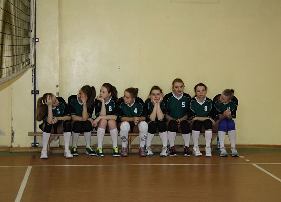 Turniej piłki siatkowej dziewcząt Erasmus+ grafika